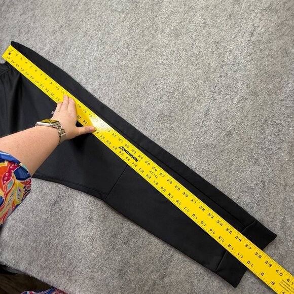 Nike Sweatpants Men L Black 29" Slim Fit Tapered Slacker KO Therma Cuffed Fleece - Picture 12 of 16